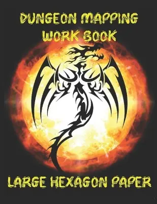 Popolare Dungeon Mapping Workbook Large Hexagon Paper Kennedysask Creations 9781796644814