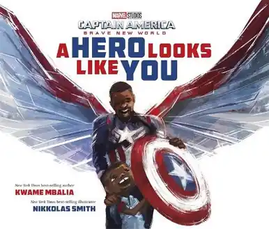 Marvel Captain America Brave New World A Hero Looks Like You by Kwame Mbalia Più Venduto