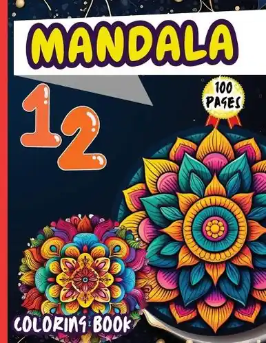 Mandala 12 Coloring Book by Peter Nuova Collezione
