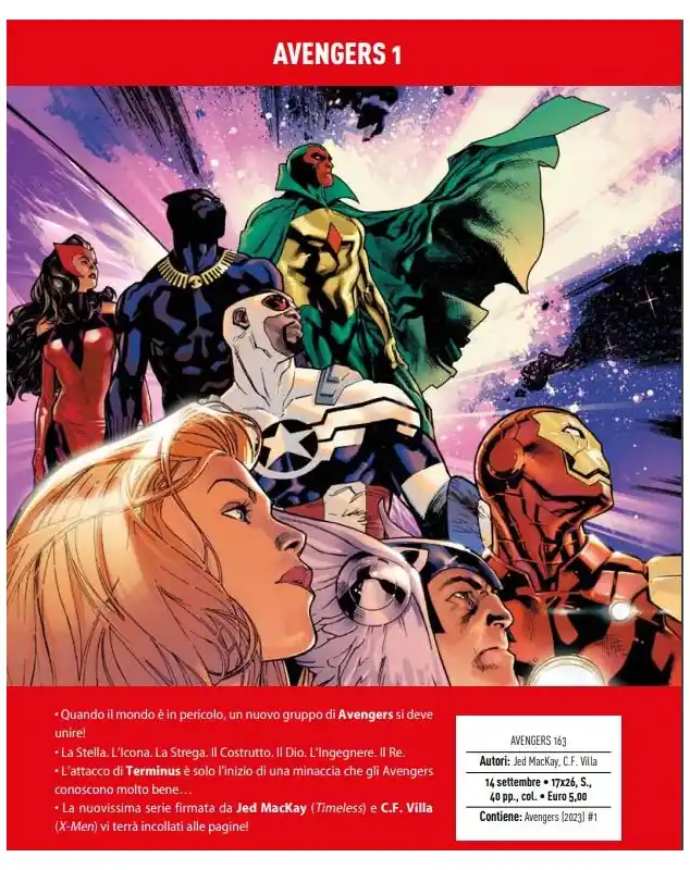 Più Venduto Avengers 1 – Multivariant Pack – I Vendicatori 163 – Panini Comics – Italiano
